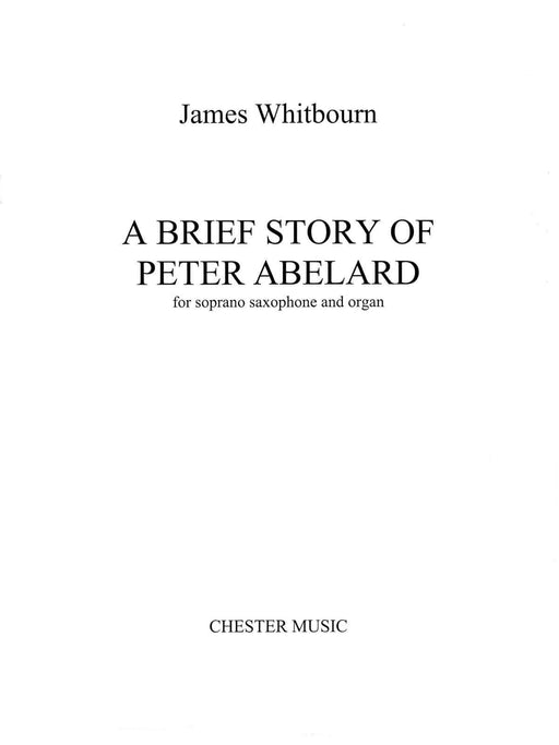 A Brief Story of Peter Abelard Soprano Saxophone and Organ 薩氏管 管風琴 | 小雅音樂 Hsiaoya Music