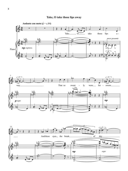 Four Shakespeare Songs for Soprano and Piano 鋼琴 聲樂 | 小雅音樂 Hsiaoya Music