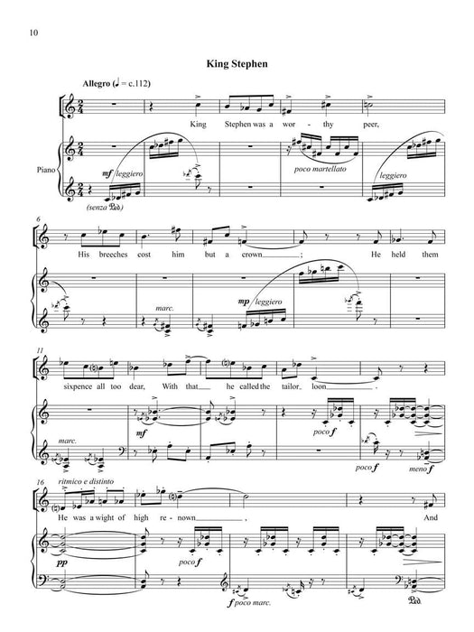 Four Shakespeare Songs for Soprano and Piano 鋼琴 聲樂 | 小雅音樂 Hsiaoya Music