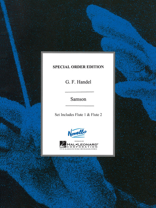 Samson Flute Parts Edited By Donald Burrows 韓德爾 長笛 | 小雅音樂 Hsiaoya Music