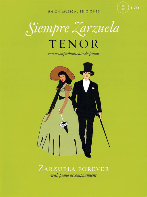 Siempre Zarzuela Tenor with CD of Piano Accompaniments 鋼琴 伴奏 | 小雅音樂 Hsiaoya Music
