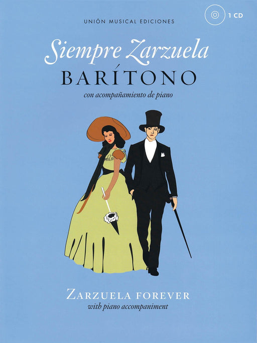 Siempre Zarzuela Baritone with CD of Piano Accompaniment 鋼琴 伴奏 | 小雅音樂 Hsiaoya Music