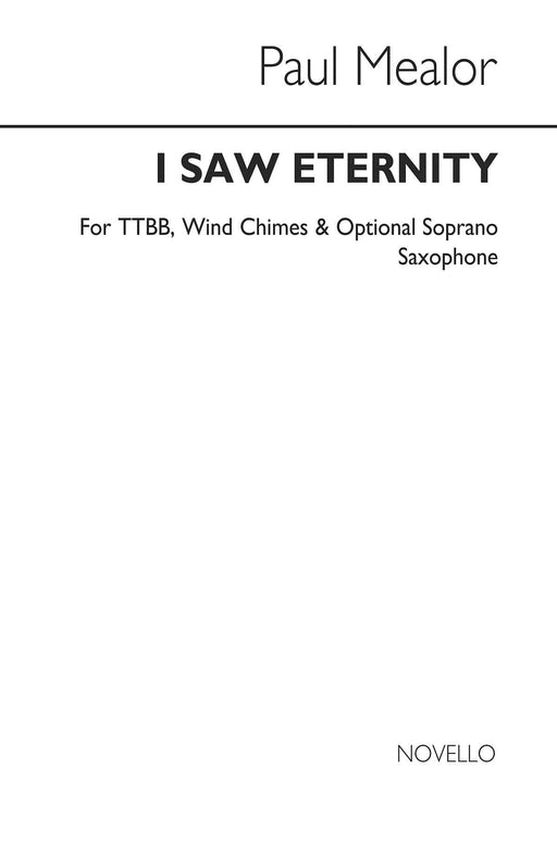 I Saw Eternity Vocal Score 聲樂總譜 | 小雅音樂 Hsiaoya Music
