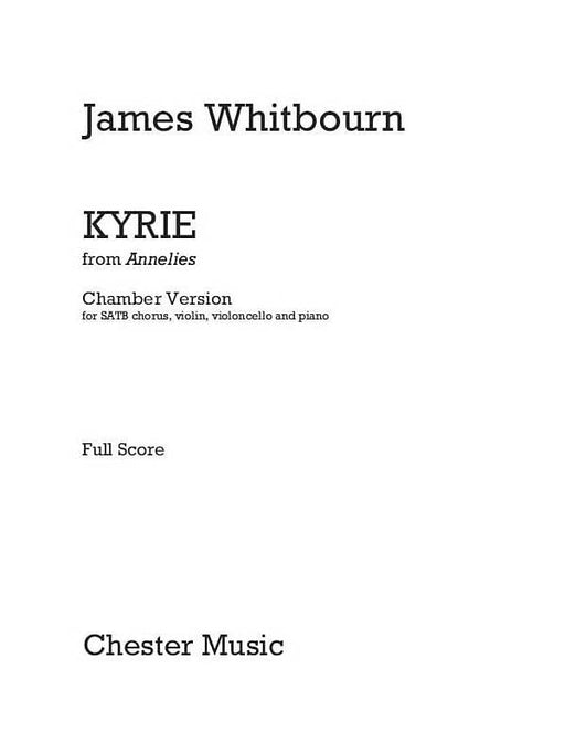 Kyrie from Annelies Chamber Version Score and Parts | 小雅音樂 Hsiaoya Music