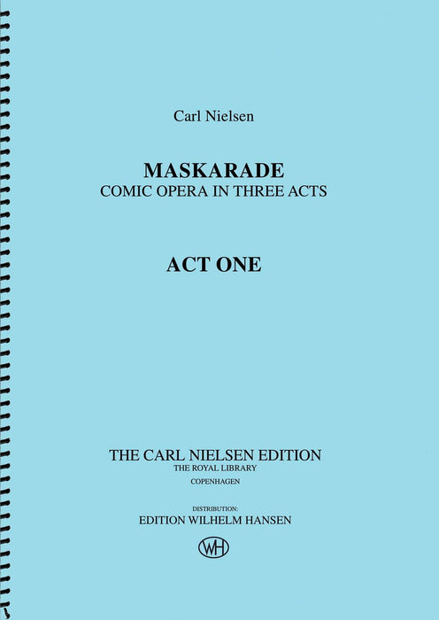 Maskarade - Comic Opera in Three Acts Full Score in 4 Volumes 喜歌劇 大總譜 | 小雅音樂 Hsiaoya Music