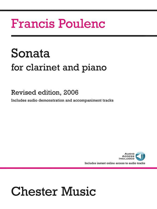 Sonata for Clarinet and Piano Revised Edition, 2006 Audio Edition 奏鳴曲 鋼琴 豎笛(含鋼琴伴奏) | 小雅音樂 Hsiaoya Music