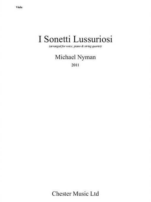 I Sonnetti Lussuriori for Voice and Piano Quintet - Full Score 鋼琴五重奏大總譜 聲樂與器樂 | 小雅音樂 Hsiaoya Music