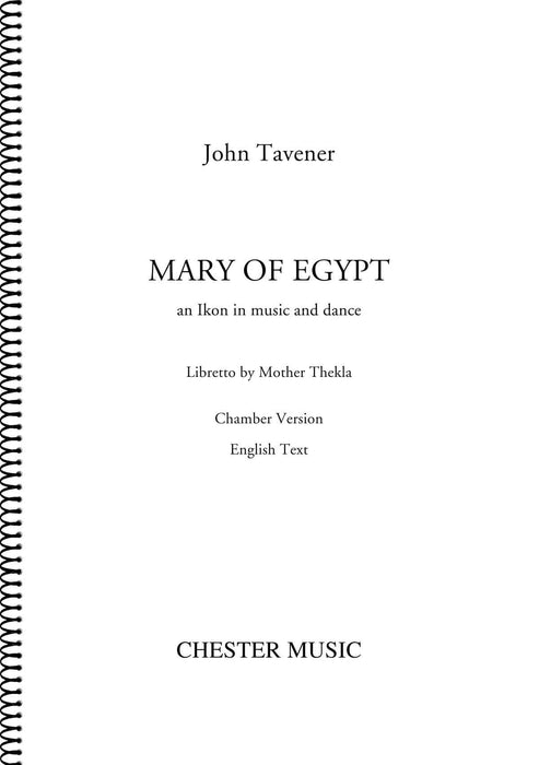 Mary of Egypt for SATB Choir, Orchestra, Voice 管弦樂團 | 小雅音樂 Hsiaoya Music