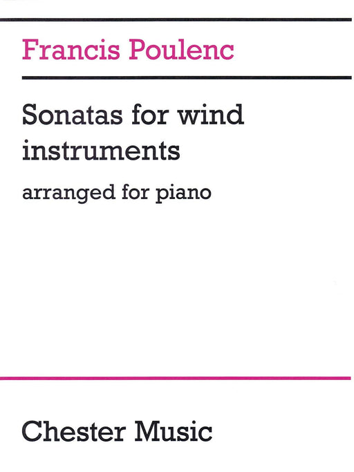 Sonatas for Wind Instruments Arranged for Solo Piano by Francis Poulenc 管樂 鋼琴 奏鳴曲管樂器 鋼琴 | 小雅音樂 Hsiaoya Music