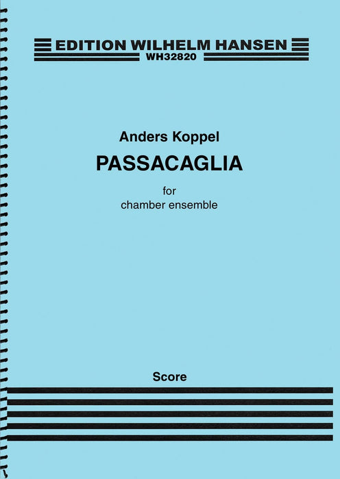 Passacaglia for Chamber Ensemble (Full Score) 大總譜 | 小雅音樂 Hsiaoya Music