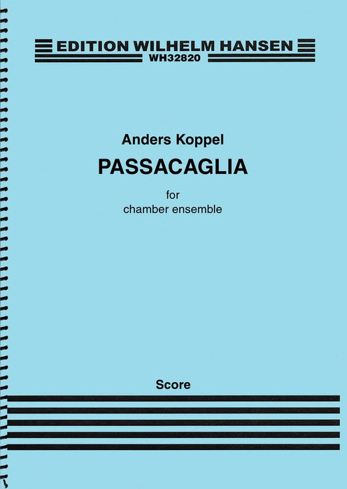 Passacaglia for Chamber Ensemble (Full Score) 大總譜 | 小雅音樂 Hsiaoya Music