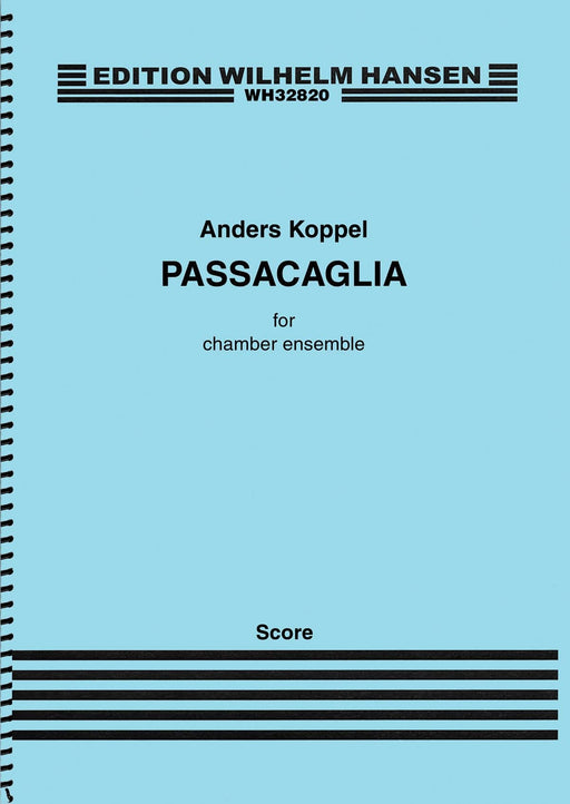 Passacaglia for Chamber Ensemble (Full Score) 大總譜 | 小雅音樂 Hsiaoya Music