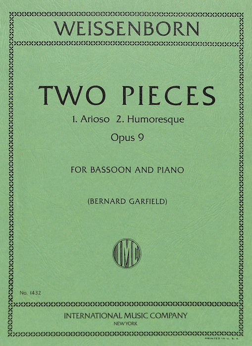 Two Pieces, Opus 9 小品作品 | 小雅音樂 Hsiaoya Music