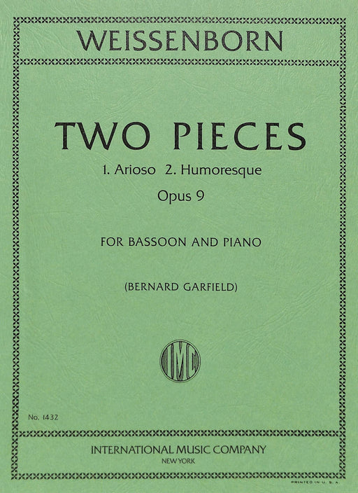 Two Pieces, Opus 9 小品作品 | 小雅音樂 Hsiaoya Music