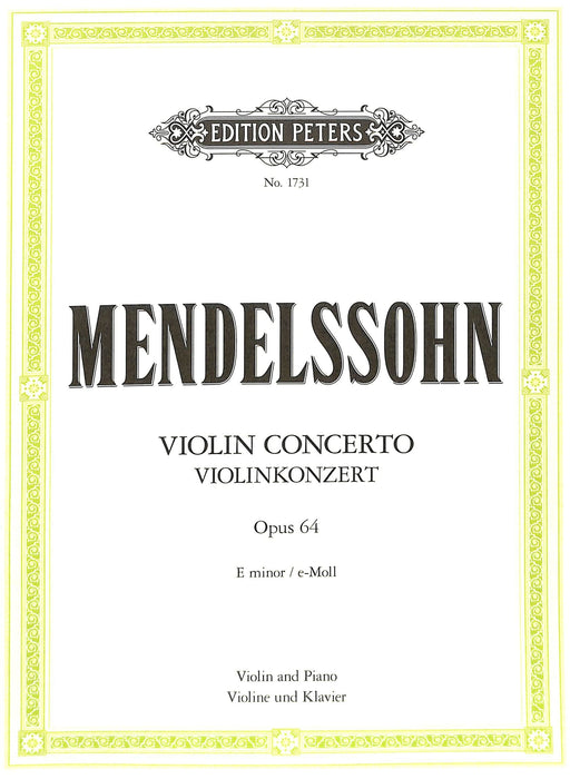 Violin Concerto in E minor Op.64 小提琴 協奏曲 彼得版 | 小雅音樂 Hsiaoya Music