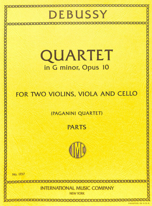 Quartet in G minor, Opus 10 德布西 四重奏 小調作品 | 小雅音樂 Hsiaoya Music
