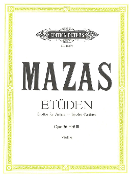 Studies Op.36 Vol.3: Virtuoso Studies 彼得版 | 小雅音樂 Hsiaoya Music