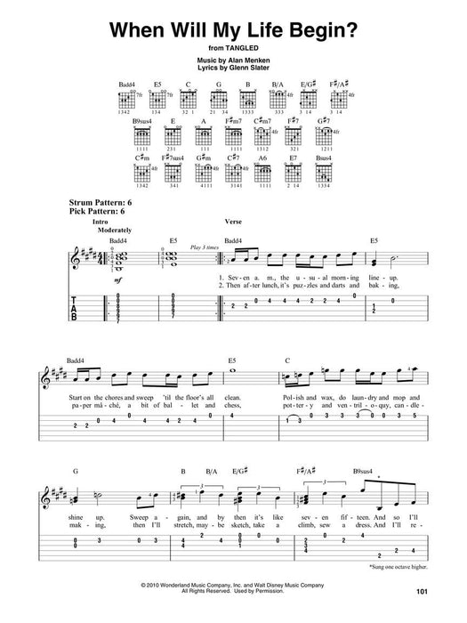 Contemporary Disney Easy Guitar with Tab 吉他 | 小雅音樂 Hsiaoya Music