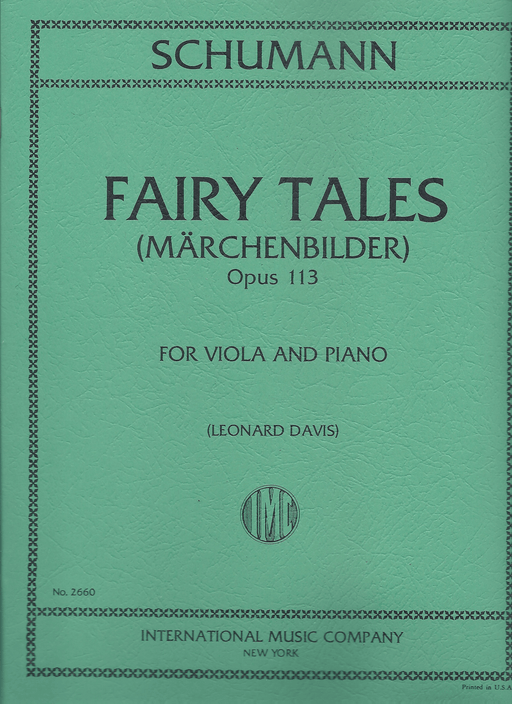 Märchenbilder, Op.113 IMC2660 *中提琴高中職第二首 | 小雅音樂 Hsiaoya Music