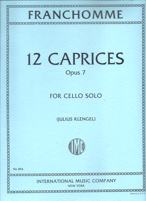 Op.7, 12 Caprices, No.12(Andante moderato) *大提琴國中第三首 | 小雅音樂 Hsiaoya Music