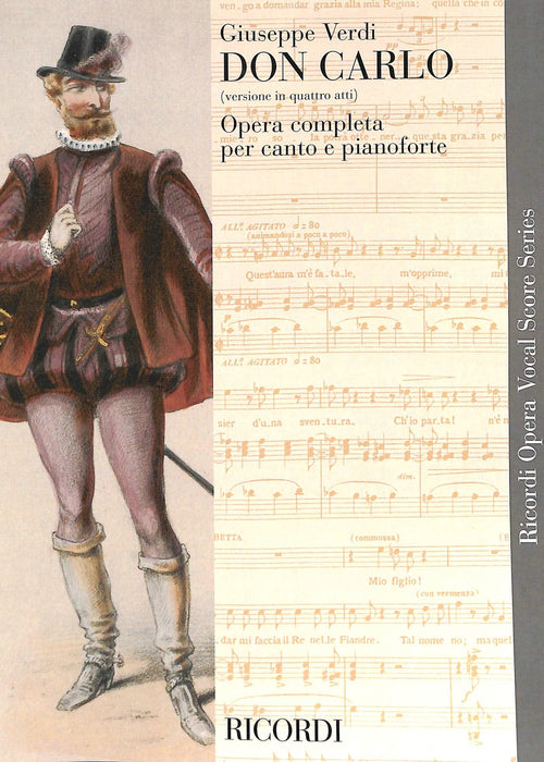 Don Carlos (4 Acts) Vocal Score 威爾第,朱塞佩 納布果 聲樂總譜 | 小雅音樂 Hsiaoya Music