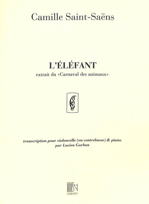 L'elephant (from Le Carnaval des Animaux) 聖桑斯 狂歡節 | 小雅音樂 Hsiaoya Music