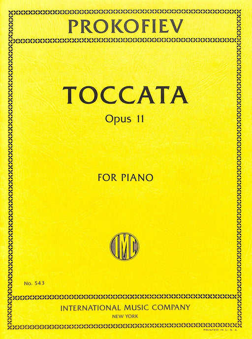 Toccata, Opus 11 普羅科菲夫 觸技曲作品 鋼琴獨奏 國際版 | 小雅音樂 Hsiaoya Music