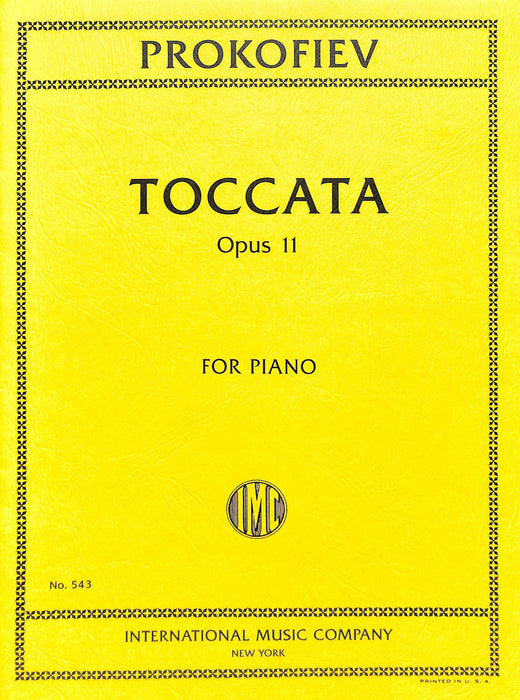 Toccata, Opus 11 普羅科菲夫 觸技曲作品 鋼琴獨奏 國際版 | 小雅音樂 Hsiaoya Music