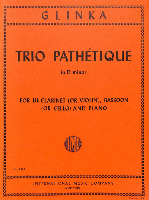 Trio Pathetique in D minor for Clarinet, Bassoon & Piano (or Violin, Cello & Piano) 三重奏 小調 鋼琴小提琴鋼琴 | 小雅音樂 Hsiaoya Music
