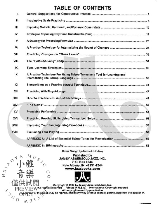 Practicing Jazz: A Creative Approach New and Exciting Strategies for Unlocking Your Creative Potential! 爵士音樂 | 小雅音樂 Hsiaoya Music