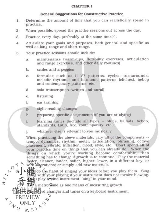 Practicing Jazz: A Creative Approach New and Exciting Strategies for Unlocking Your Creative Potential! 爵士音樂 | 小雅音樂 Hsiaoya Music