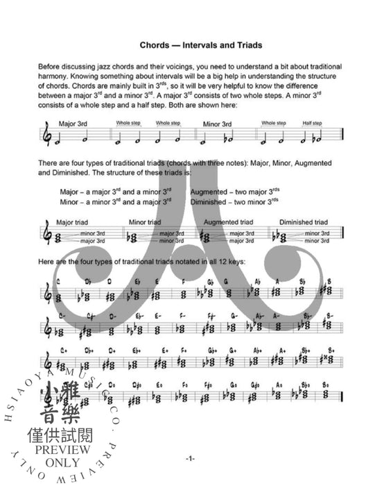 The Essential Jazz Harmony Book For All Instrumentalists and Arrangers 爵士音樂和聲 | 小雅音樂 Hsiaoya Music