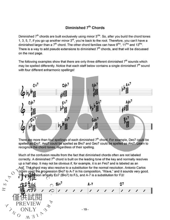 The Essential Jazz Harmony Book For All Instrumentalists and Arrangers 爵士音樂和聲 | 小雅音樂 Hsiaoya Music