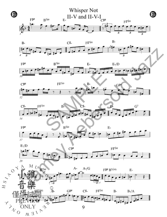 Jamey Aebersold Transcribed Solos Bebop Solos, Licks, Patterns 獨奏 獨奏 | 小雅音樂 Hsiaoya Music