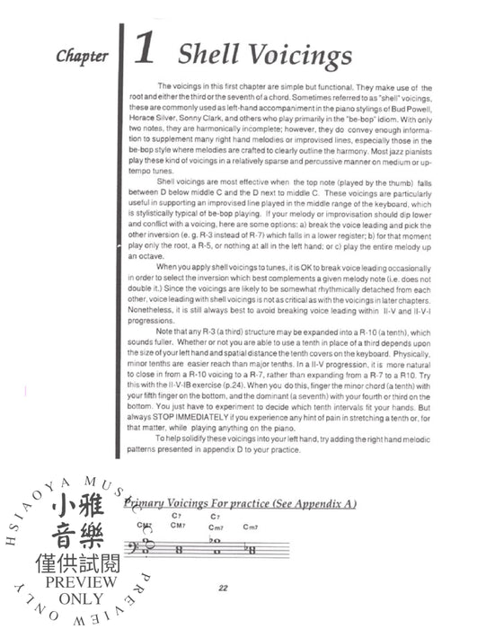 Jazz Keyboard Harmony A Practical Voicing Method for All Musicians 鍵盤和聲學 | 小雅音樂 Hsiaoya Music