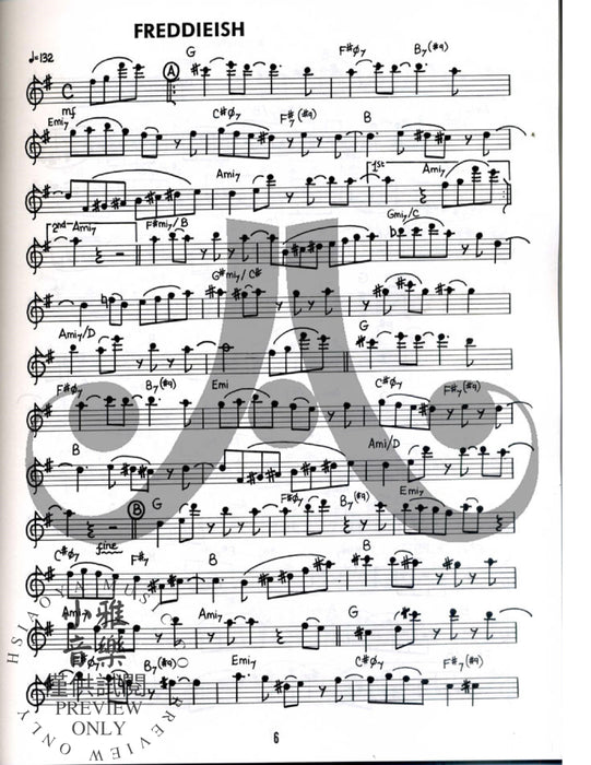 Jazz Solos Correlated with Aebersold Volumes 5 & 6 of Jamey Aebersold's Play-A-Long Book & Recording Series 爵士音樂獨奏 | 小雅音樂 Hsiaoya Music