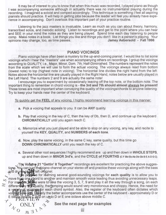 Jazz Piano Voicings Transcribed Comping from Volume 70 Killer Joe Play-A-Long Recording 爵士音樂鋼琴 | 小雅音樂 Hsiaoya Music