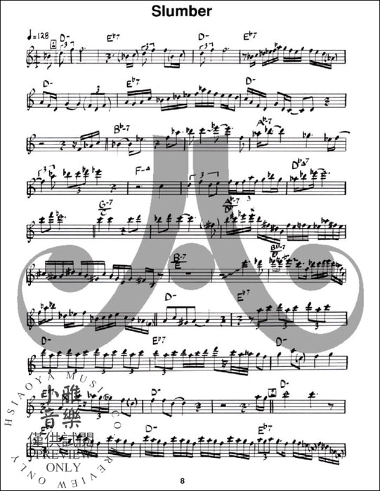 David Liebman Jazz Tenor Solos Exactly as Played During the Original Studio Recording of Volume 19 利伯曼 爵士音樂 獨奏 | 小雅音樂 Hsiaoya Music