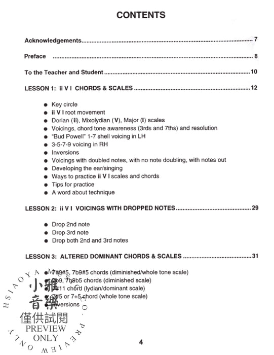 Stylistic II/V7/I Voicings for Keyboardists | 小雅音樂 Hsiaoya Music
