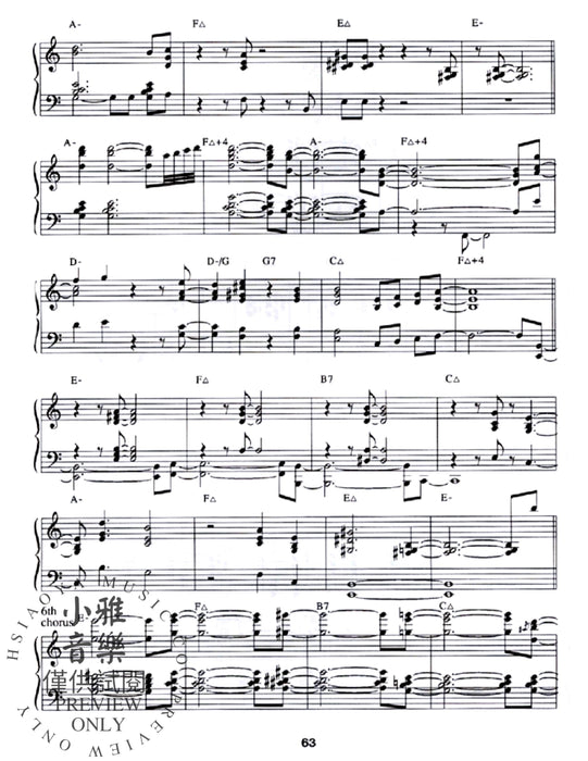 Jazz Piano Voicings Transcribed Piano Comping from Volume 50 "Miles Davis" 爵士音樂鋼琴 | 小雅音樂 Hsiaoya Music