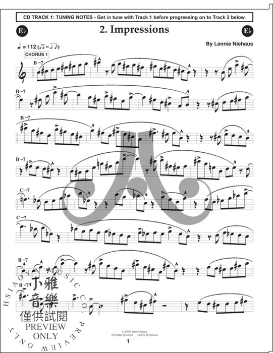 Maiden Voyage Jazz Solos As Played by Greg Fishman 爵士音樂獨奏 | 小雅音樂 Hsiaoya Music