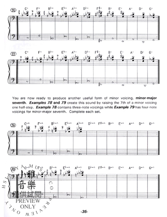 Jazz Piano Voicings for Non-Pianists For Individual or Group Study 爵士音樂鋼琴 | 小雅音樂 Hsiaoya Music