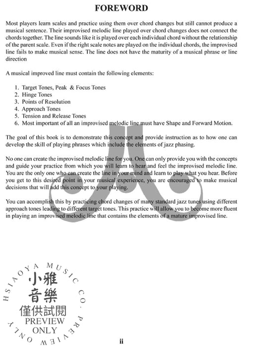 Target and Approach Tones Shaping Bebop Lines | 小雅音樂 Hsiaoya Music