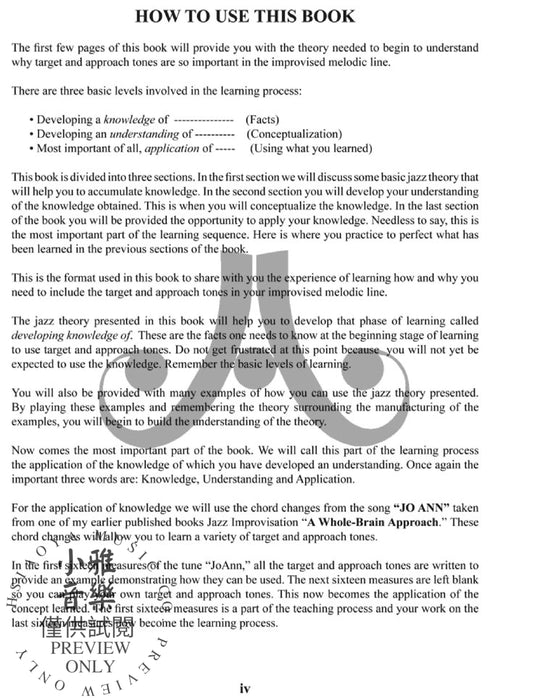 Target and Approach Tones Shaping Bebop Lines | 小雅音樂 Hsiaoya Music