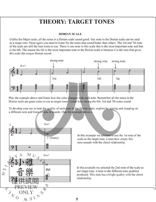 Target and Approach Tones Shaping Bebop Lines | 小雅音樂 Hsiaoya Music