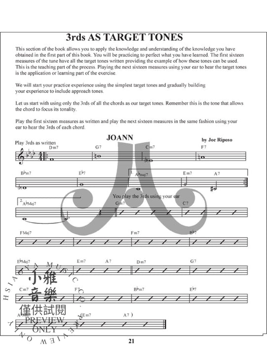 Target and Approach Tones Shaping Bebop Lines | 小雅音樂 Hsiaoya Music