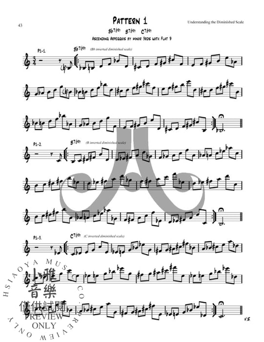 Understanding the Diminished Scale A Guide for the Modern Jazz Player 音階 爵士音樂 | 小雅音樂 Hsiaoya Music