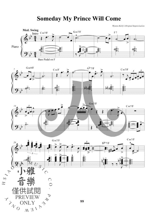 The Wynton Kelly Collection 25 Solo Transcriptions 獨奏 | 小雅音樂 Hsiaoya Music