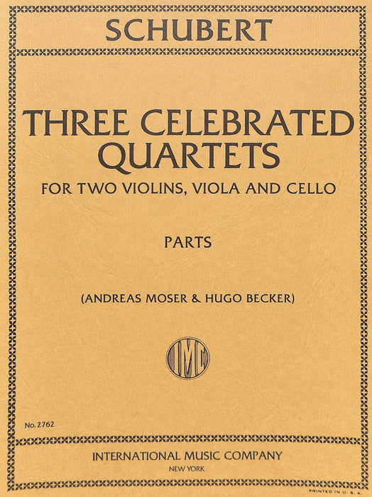 Three Celebrated Quartets 舒伯特 四重奏 | 小雅音樂 Hsiaoya Music