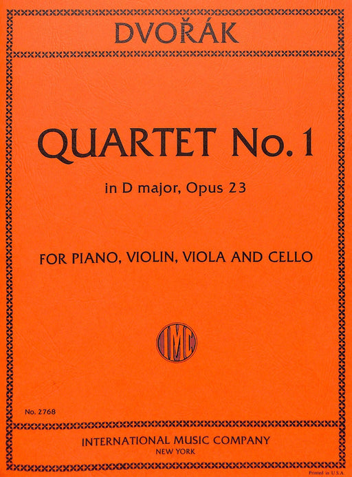 Quartet No. 1 in D Major, Opus 23 德弗札克 四重奏 大調作品 | 小雅音樂 Hsiaoya Music